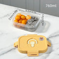 Axyaa Divided Bento Box: Portable, Leak Proof, Microwave Safe Lunch Container