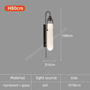 Axyaa Luxury Glass Wall Lamp for Hotel Staircase, Bedroom, Model Room & Background Wall