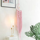 Bohemian Moon Dream Catcher With or Without Light, Macrame Dreamcatcher for Home Decor by Axyaa