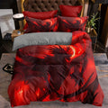 Axyaa Mystical Dragon Duvet Cover Set for Bedroom Comfort
