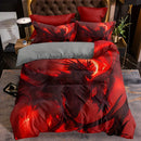 Axyaa Mystical Dragon Duvet Cover Set for Bedroom Comfort