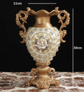 Axyaa European Resin Vase Dried Flower Arrangement Home Decor Plate