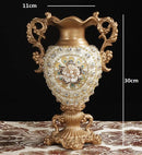 Axyaa European Resin Vase Dried Flower Arrangement Home Decor Plate