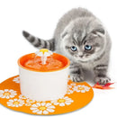 Axyaa Pets Water Fountain: Electric Cat Drinker with Filter & USB, Mute & Recirculate