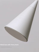 Axyaa Cone Design Hanging Cable Floor Lamp - Modern Minimalist Black & White Art Decor