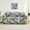 Axyaa Flower Printed Elastic Sofa Cover - Furniture Protector for Living Room