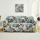 Axyaa Flower Printed Elastic Sofa Cover - Furniture Protector for Living Room