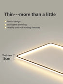 Axyaa Modern LED Ceiling Lights: Sleek Nordic Style for Living Room and Bedroom