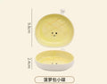 Axyaa Ceramic Bread Seasoning Dish - Underglaze Color, Cute & Good-looking Plate