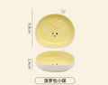 Axyaa Ceramic Bread Seasoning Underglaze Dish - Cute and Good-looking Plate for Sauces