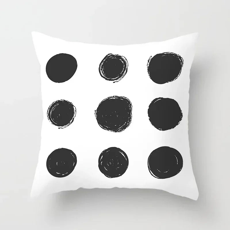 Axyaa Geometric Stripe Printed Pillowcase - Modern Home Decor