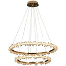 Axyaa Ice Water Crystal LED Pendant Light for Home Decor