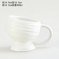 Axyaa Ceramic Kiln Coffee Cup Creative Beer Mug Retro Water Bottle Large Capacity Mug