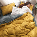 Nordic Princess Pink Bedding Set by Axyaa - Twin/Full/Queen Size - Duvet Cover, Flat Sheet, Pillowcases