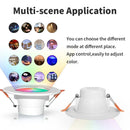 Axyaa Smart LED Downlight 10W 15W Dimmable Color Changeable Spot Lamp Smart Life App Control