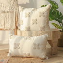 Axyaa Boho Style Loop Pile Cushion Cover for Living Room Sofa Decor