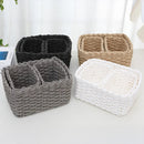 Axyaa Grass Woven Storage Baskets: Organize, Decorate, Picnic, Fruit, Office Storage Box
