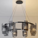 Axyaa Modern LED Pendant Chandeliers for Living Room and Bedroom Lighting