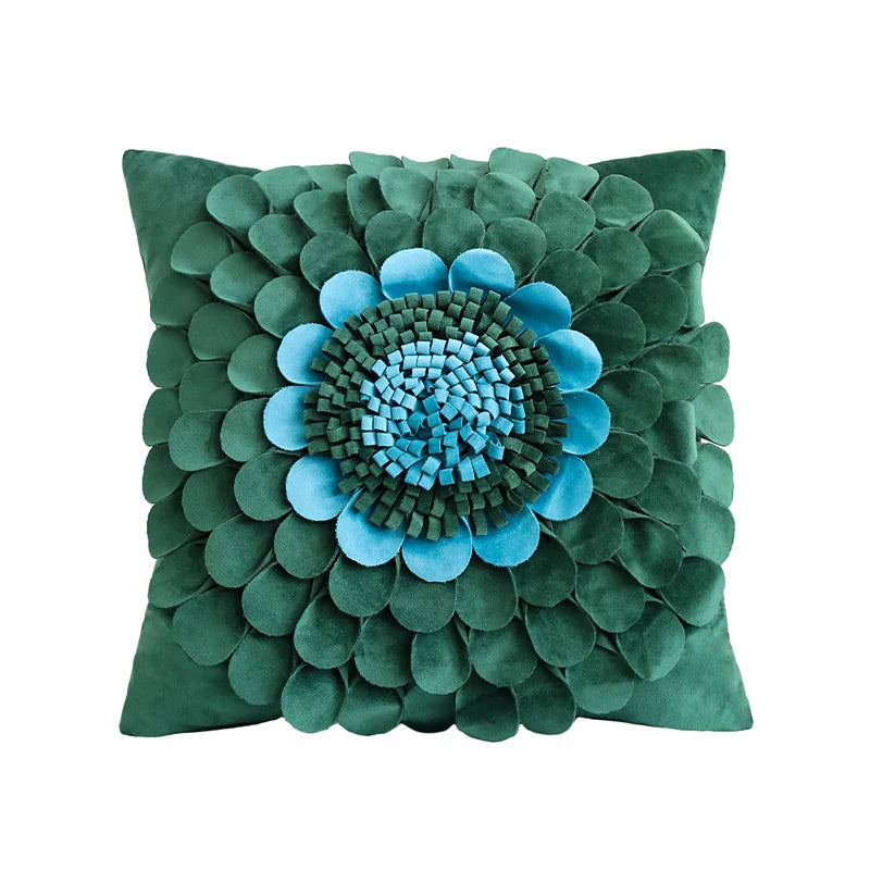 Axyaa Plush Corduroy Christmas Pillow Cover for Modern Home Decor