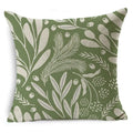 Axyaa Green Floral Pattern Cushion Cover for Home Sofa Car Decor