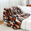 Axyaa Geometric Weighted Chunky Knit Blanket, Ultra Cozy for Fall/Winter, 50x78 Inch
