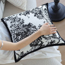 Axyaa Black Nordic Style Decorative Cushion Cover for Living Room Sofa