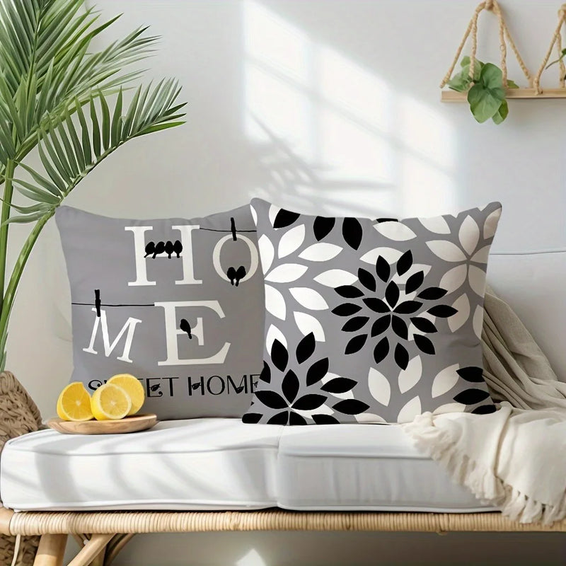 Axyaa Geometric Pattern Printed Pillowcase for Chic Home Decor