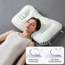 Axyaa Orthopedic Neck Massage Pillow for Pain Relief and Spine Protection
