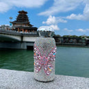 Axyaa Shiny Diamond Stainless Steel Thermal Water Bottle Vacuum Flask Insulation Cup