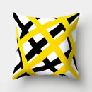 Axyaa Geometric Yellow Pillowcase for Chic Home Decor and Comfort