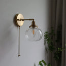 Nordic Modern Glass Ball Wall Sconce by Axyaa for Bedroom Bathroom Stair Mirror
