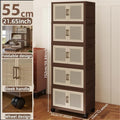 Axyaa Portable Folding Wardrobe with Lockable Wheels & Large Storage Capacity
