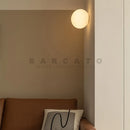 Axyaa Glass Ball White Wall Sconce for Home Bathroom Living Room Bedroom Decor