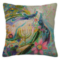 Axyaa Bird Flower Linen Pillowcase Sofa Cushion Cover Home 40x40-60x60