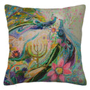 Axyaa Bird Flower Linen Pillowcase Sofa Cushion Cover Home 40x40-60x60