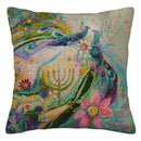 Axyaa Branch Bird Flower Linen Pillowcase Sofa Cushion Cover Home Decor Custom Sizes
