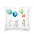 Easter Bunny Polyester Throw Pillow for Home Decor Sofa by Axyaa