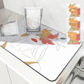 Axyaa Antiskid Flower Woman Kitchen Drying Mat