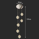 Axyaa Dining Room Chandelier Salon Pendant Lights Ceiling Lamps Home Decor Indoor Lighting