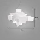 Axyaa Big Bang Nordic Replica LED Pendant Lamp in Red & White