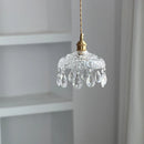 Axyaa Crystal Glass LED Pendant Chandelier - Modern Luxury Lighting Fixtures