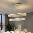 Axyaa Gold Crystal Chandelier for Bedroom Dining Living Room