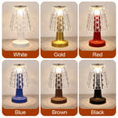 Axyaa Crystal Diamond LED Desk Lamp for Bedroom Office Wedding Night Light