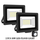 Axyaa Induction LED Flood Light with Adjustable PIR Sensor - Outdoor Floodlight