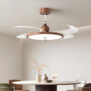 Axyaa Middle Ancient Style Ceiling Fan Light with Variable Frequency LED, Ultra-thin Silent Design
