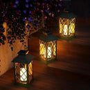 Axyaa Solar Palace Lantern: Waterproof Flameless Candle LED Light for Outdoor Decor