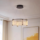 Axyaa Acrylic LED Pendant Lights: Modern Luxe Ceiling Chandeliers