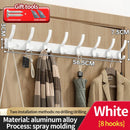 Axyaa Wall-Mounted One Row Hangers for Towels, Clothes, Hats, and More