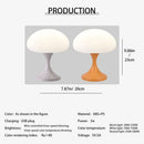 Axyaa Mushroom Table Lamp with Adjustable Brightness and 3-Color Changing Ambient Light
