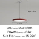 Axyaa Nordic Minimalism Round LED Pendant Lights Chandelier